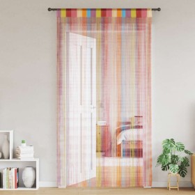 Cortinas de tiras 2 uds multicolor 140x250 cm Cortinas de tiras 2 uds multicolor 140x250 cm
