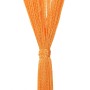 Cortinas de cuerdas 2 uds naranja 100x250 cm