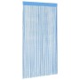 Cortinas de tiras 2 uds azul claro 100x250 cm
