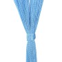 Cortinas de tiras 2 uds azul claro 100x250 cm