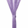 Cortinas de cuerdas 2 uds morado 100x250 cm