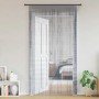 Cortinas de tiras 2 uds gris claro 100x250 cm