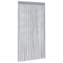 Cortinas de tiras 2 uds gris claro 100x250 cm