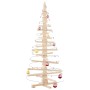Árbol de Navidad de madera para decoración 150 cm Madera maciza