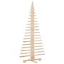 Árbol de Navidad de madera para decoración 150 cm Madera maciza
