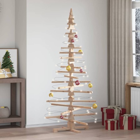 Árbol de Navidad de madera de adorno madera maciza pino 180 cm