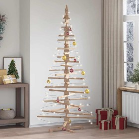 Árbol de Navidad de madera de adorno madera maciza pino 210 cm