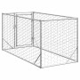 Caseta para perros de exterior con puerta 2x1x1 m de acero