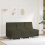 Unidad de Sofá Modular sin Brazos Verde militar 55 x 74 x 82 cm
