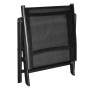 Reposapies plegable aluminio y textileno negro en Taburetes y sillas plegables | Comprar online en Foro24