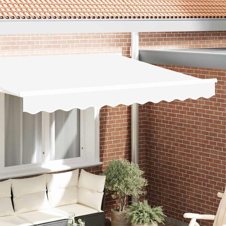 Valance de toldo Blanco 3.3 x 0.2 m Lona
