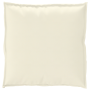 Cojín de palé para asiento Crema 70 x 70 x 12 cm Tela Oxford