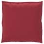 Cojín de palé para asiento Rojo vino 70 x 70 x 12 cm
