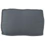 Cojín de palé para respaldo Antracita 70 x 40 x 12 cm