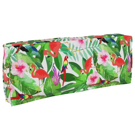 Cojín de palé para respaldo Floral Multicolor 120 x 40 x 12 cm