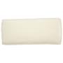 Cojín de palé para asiento / respaldo Crema 120 x 50 x 12 cm