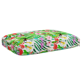 Cojín de palé para asiento Floral Multicolor 120 x 80 x 12 cm Cojín de palé para asiento Floral Multicolor 120 x 80 x 12 cm