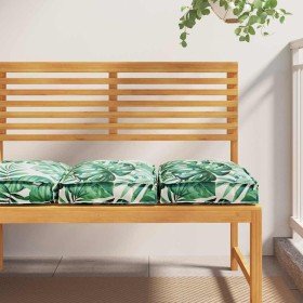 Cojín de palé para asiento Floral 2 pcs Estampado de hojas Cojín de palé para asiento Floral 2 pcs Estampado de hojas