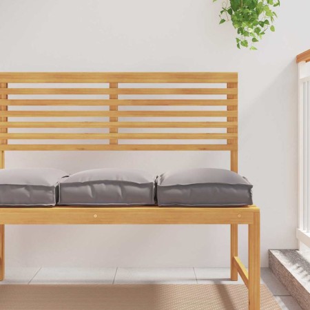 Cojín de palé para asiento 4 pcs Gris 40 x 40 x 8 cm