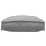 Cojín de palé para asiento 4 pcs Gris 40 x 40 x 8 cm