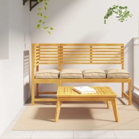 Cojín de palé para asiento 4 pcs Beige 40 x 40 x 8 cm en Cojines para sillas y sofás | Comprar online en Foro24