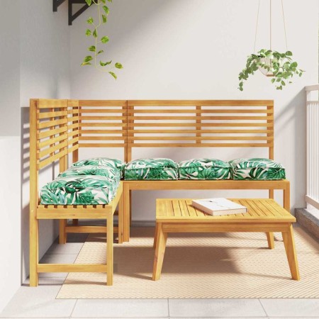 Cojín de palé para asiento Floral 6 pcs Estampado de hojas