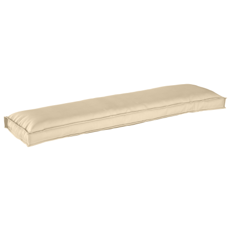 Cojín de palé para banco Beige 150 x 40 x 8 cm Tela Oxford