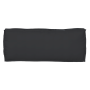 Juego de cojines de paleta 2 pcs Negro 100 x 40 x 8 cm