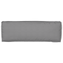 Juego de cojines de paleta 2 pcs Gris 120 x 40 x 8 cm