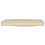 Juego de cojines de paleta 2 pcs Beige 120 x 40 x 8 cm
