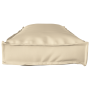 Juego de cojines de paleta 2 pcs Beige 120 x 40 x 8 cm