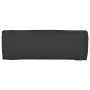 Juego de cojines de paleta 2 pcs Negro 120 x 40 x 8 cm