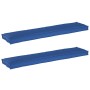 Juego de cojines de paleta 2 pcs Azul real 180 x 40 x 8 cm