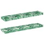 Juego de cojines de paleta Floral 2 pcs Estampado de hojas