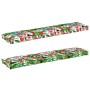 Juego de cojines de paleta 2 pcs Selva tropical 180 x 40 x 8 cm