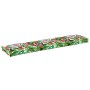Juego de cojines de paleta 2 pcs Selva tropical 180 x 40 x 8 cm