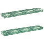 Juego de cojines de paleta Floral 2 pcs Estampado de hojas