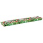 Juego de cojines de paleta 2 pcs Selva tropical 200 x 40 x 8 cm