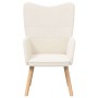 Silla Relax Crema 62 x 67 x 95.5 cm tela