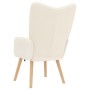 Silla Relax Crema 62 x 67 x 95.5 cm tela