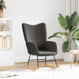 Silla Relax Gris oscuro 61 x 78 x 98 cm tela Silla Relax Gris oscuro 61 x 78 x 98 cm tela