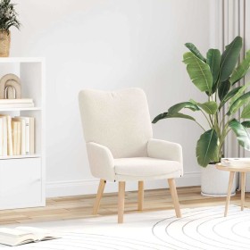 Silla Relax Crema 63 x 67 x 94 cm tela Silla Relax Crema 63 x 67 x 94 cm tela