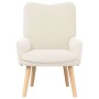 Silla Relax Crema 63 x 67 x 94 cm tela