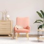 Silla Relax Rosa 63 x 67 x 94 cm tela