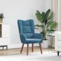 Silla Relax Azul 63 x 67 x 94 cm Terciopelo