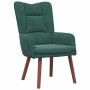 Silla Relax Verde oscuro 63 x 67 x 94 cm Terciopelo