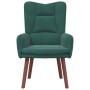 Silla Relax Verde oscuro 63 x 67 x 94 cm Terciopelo