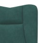 Silla Relax Verde oscuro 63 x 67 x 94 cm Terciopelo