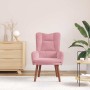 Silla Relax Rosa 63 x 67 x 94 cm Terciopelo