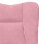 Silla Relax Rosa 63 x 67 x 94 cm Terciopelo